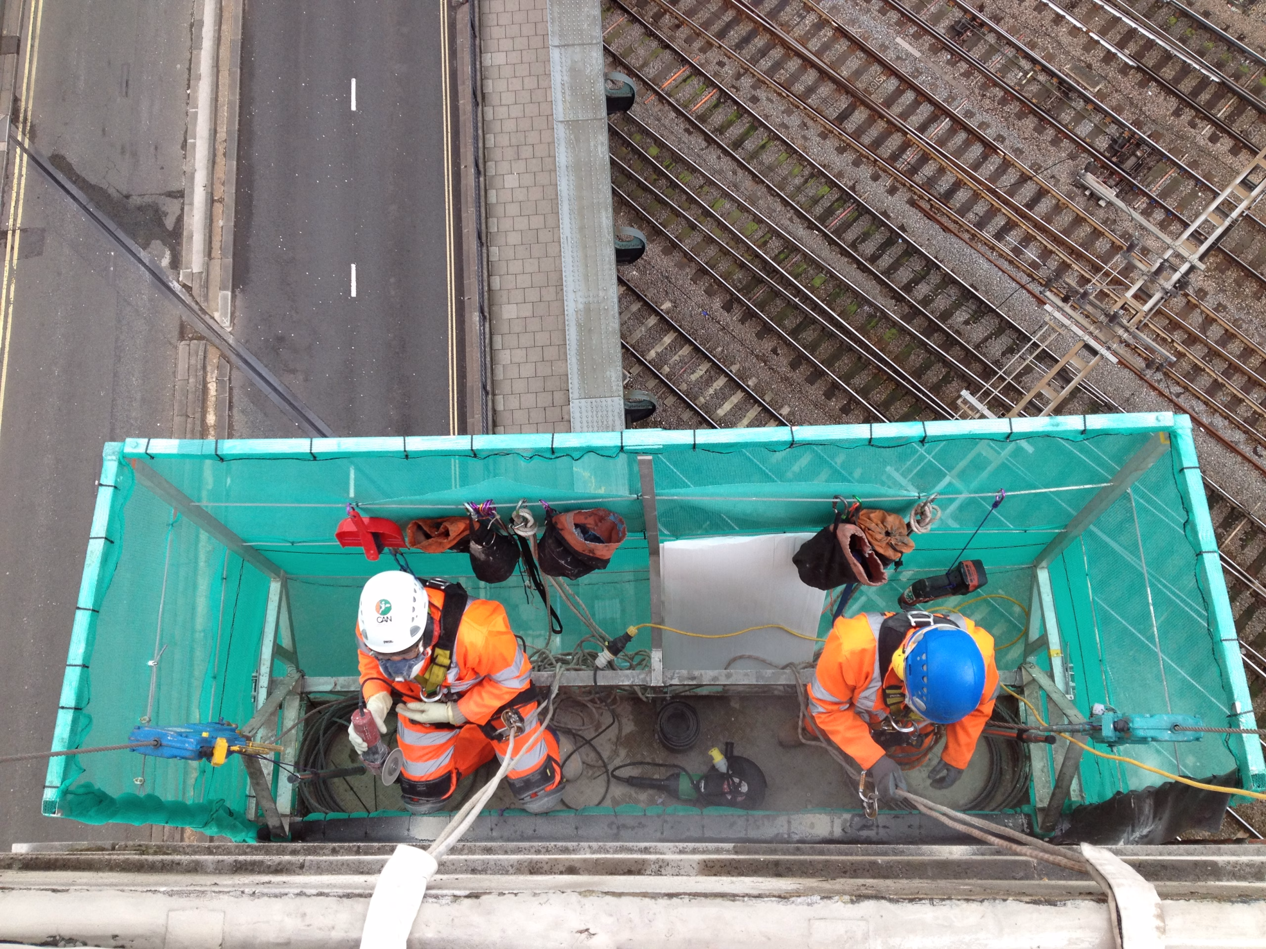CAN Span above railway and highway